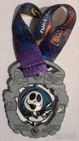 DLR - Jack and Sally - Chills and Thrills Challenge Replica Medal - Halloween Half Marathon 5K 2024 - Spinner - runDisney
