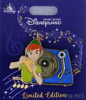 HKDL - Peter Pan Playing a Pan Flute - Vinyl Record Player Series