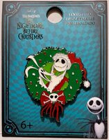 LFLY - Santa Jack Skellington and Zero - Nightmare Before Christmas Wreath